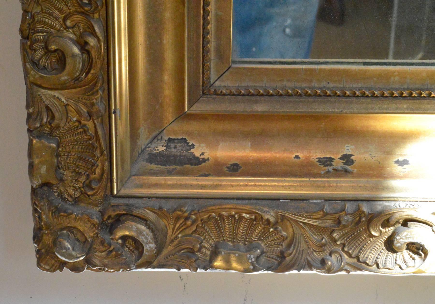 American Water Gilt and Plaster Mirror 2