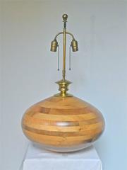 "Wood Pottery" Lamp by Robert St. Pierre