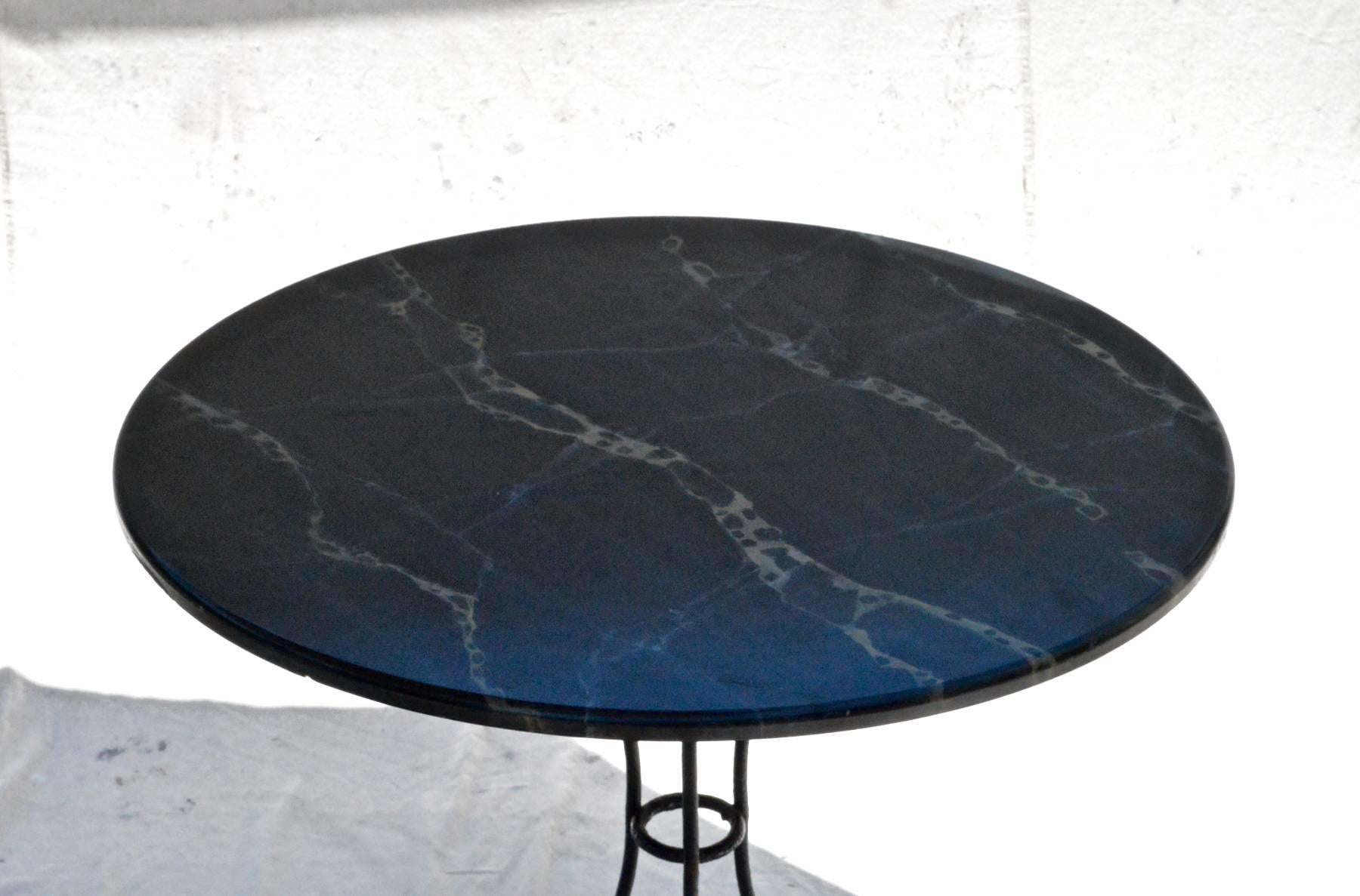 faux marble bistro table