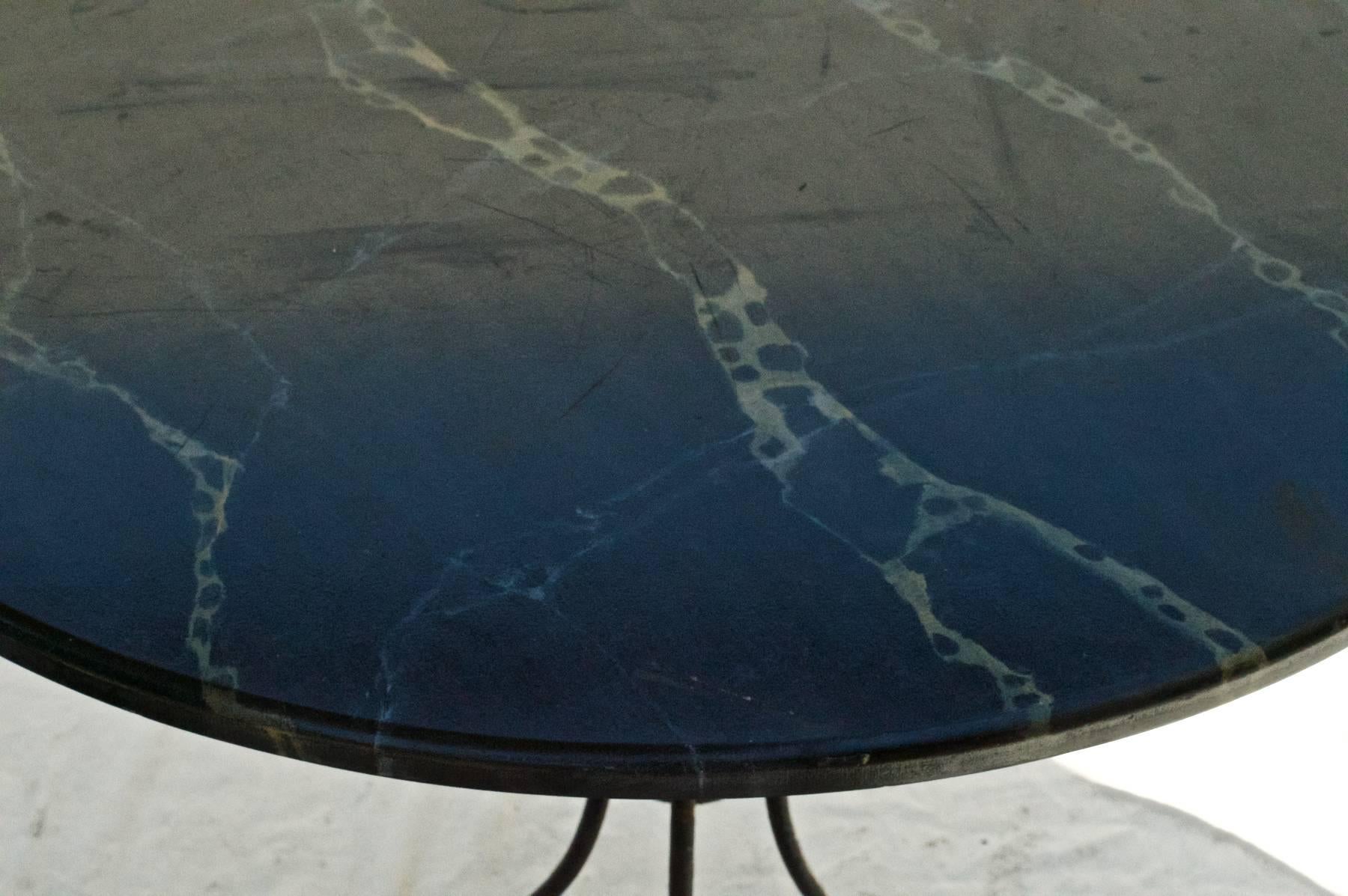 french marble bistro table