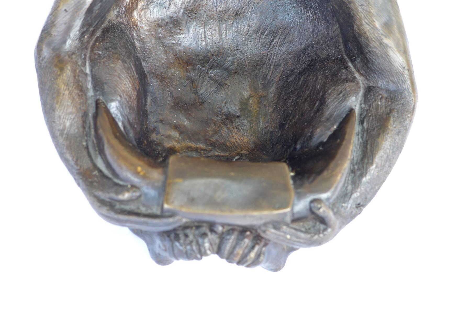Bronze Monkey Bowl or Catchall 1