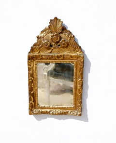 Petite French Water Gilt Mirror