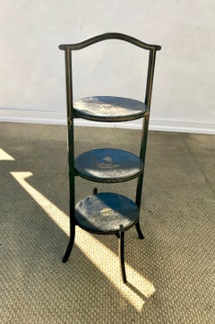 Ebonized Chinoiserie Muffin Stand