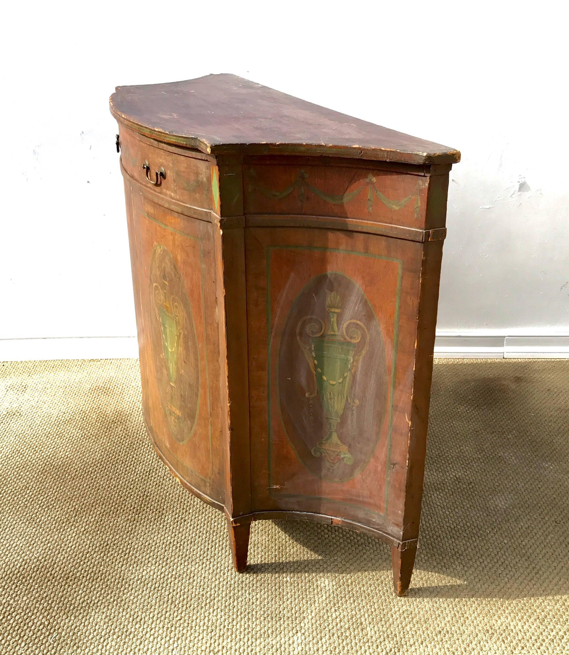 American Adams Style Prop House Vanity Cabinet For Sale