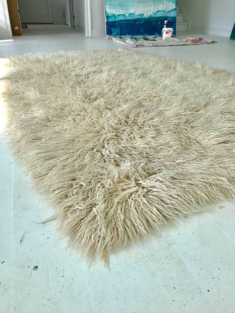 Vintage Wool Flokati Rug By Karamichos And Co For At 1stdibs Bohemian Vintage Wool Flokati Rug By Karamichos Co