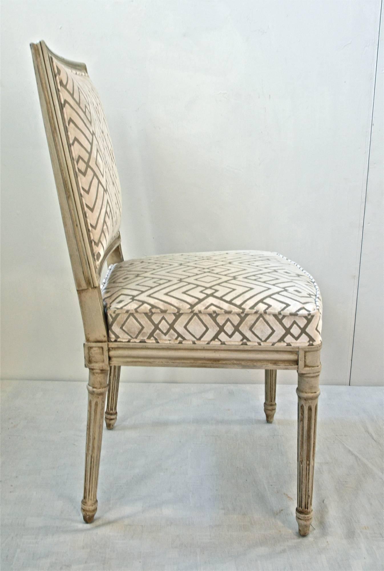20th Century Set of Louis XVI Dining Chairs
