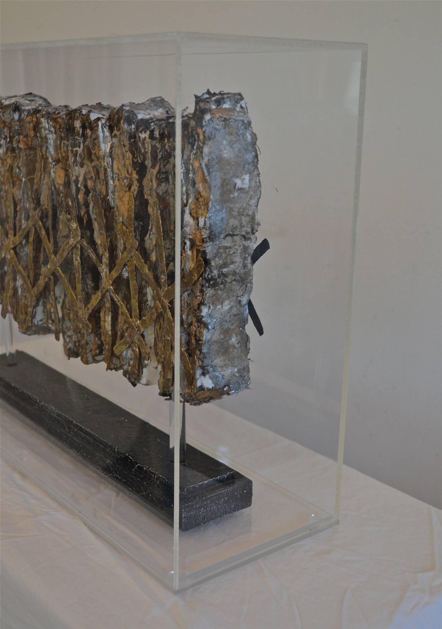 Encaustic Sculpture in the Brutalist Taste 1