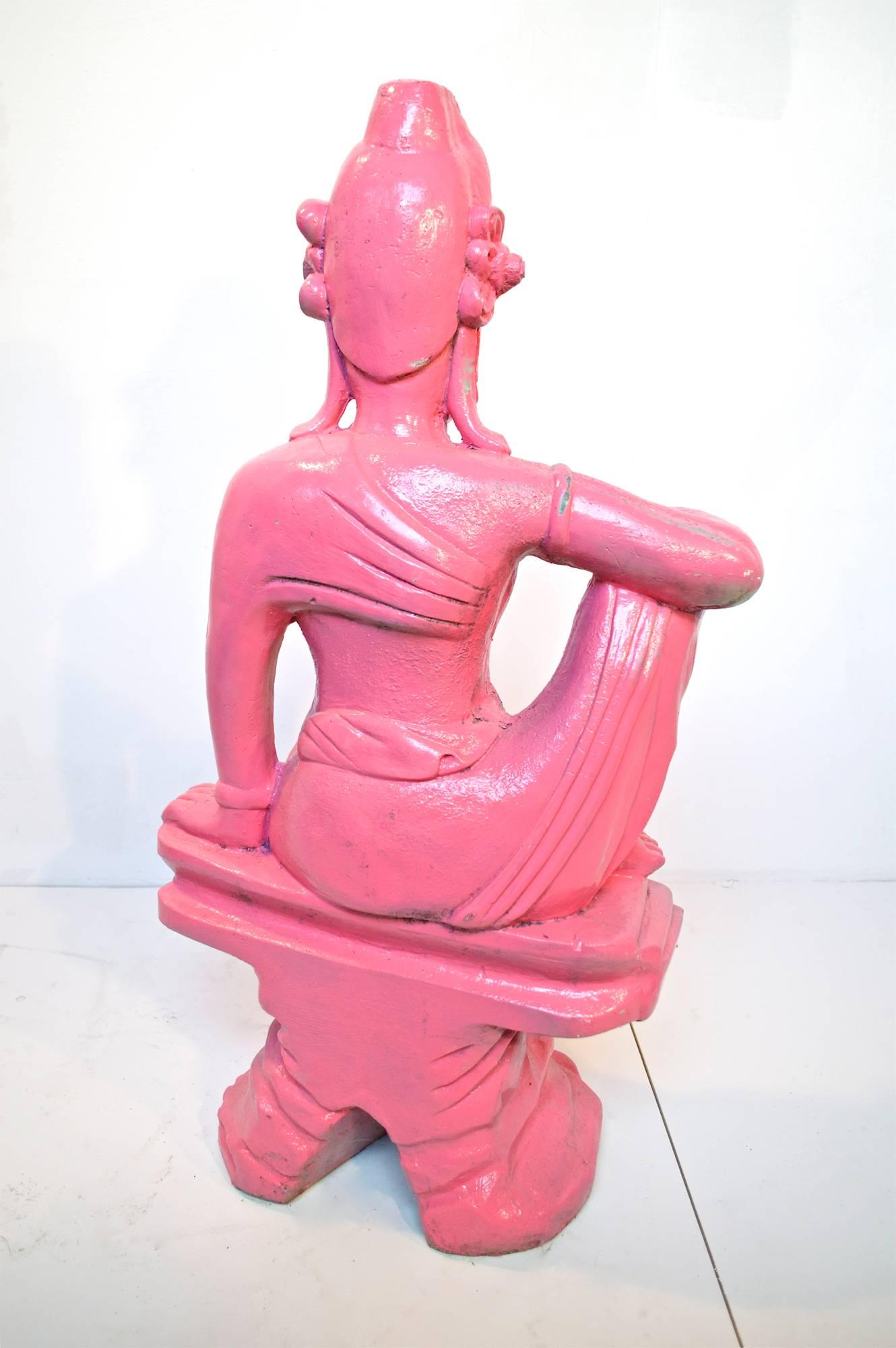 Stone Quan Yin Statuary by Henri Studios For Sale