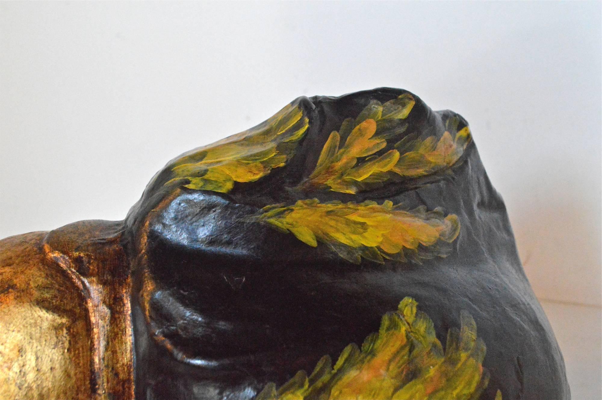 20th Century Black Hooded Conure Carnival Mask