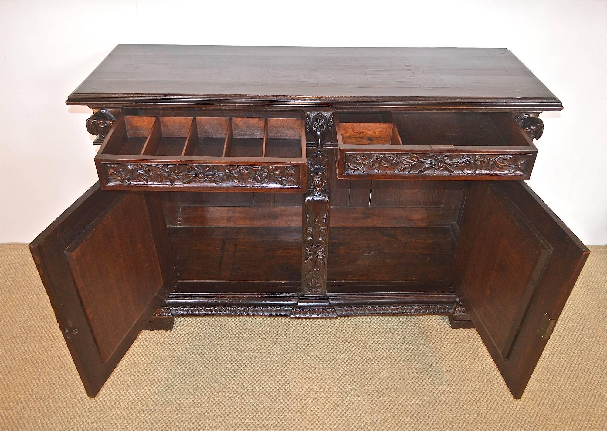 Wood Sideboard for a Sporting Life For Sale