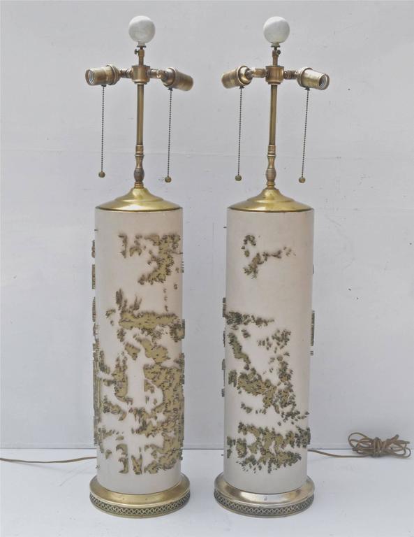 Epic Wallpaper Roller Lamps at 1stDibs