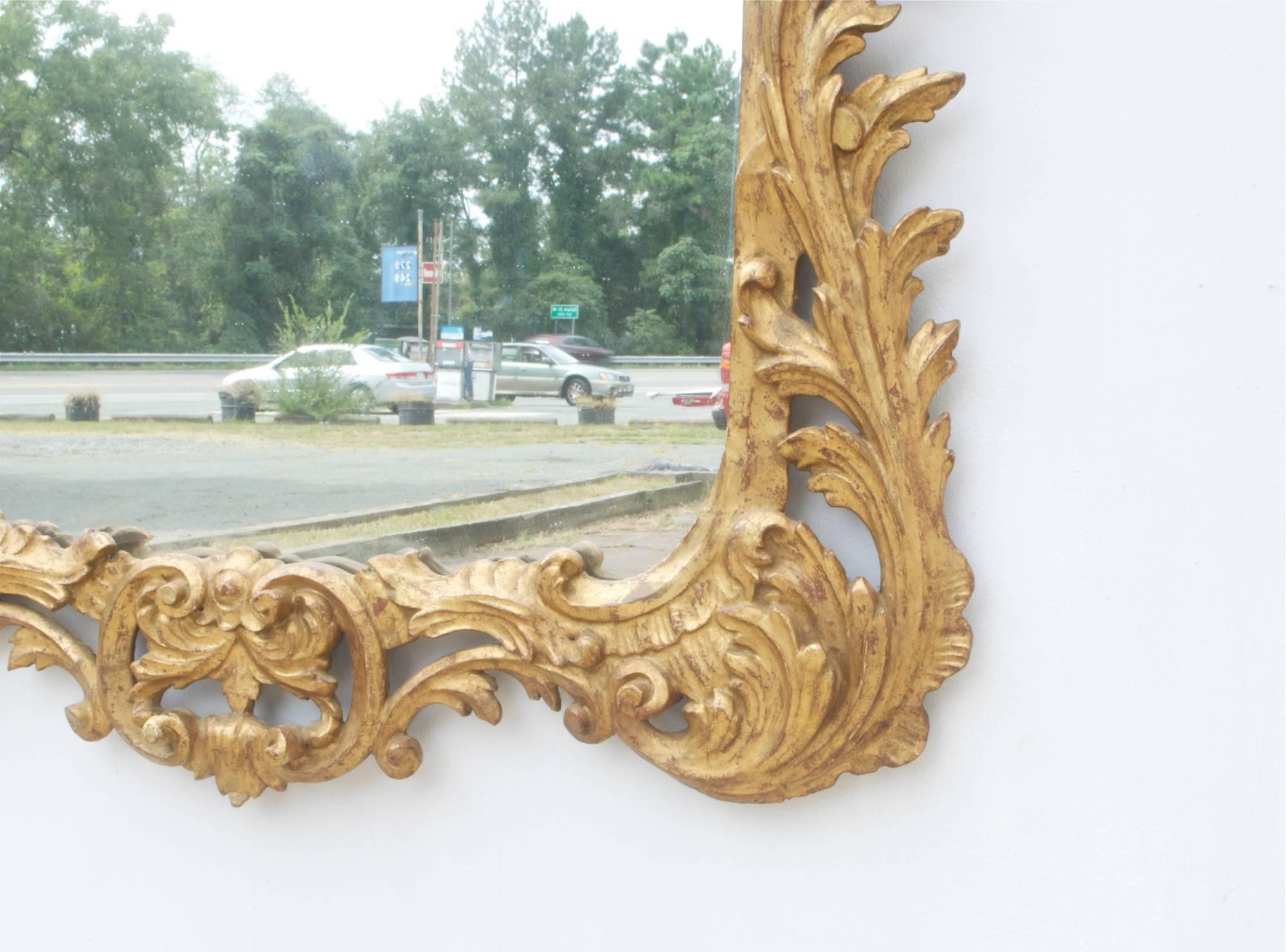 George II Rococo Styled Mirror In Good Condition In Charlottesville, VA
