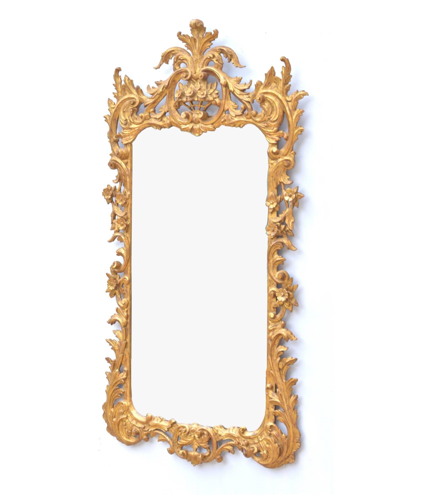 Italian George II Rococo Styled Mirror