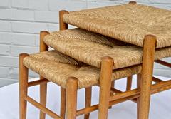 Italian Nesting Stools in the Manner of Gio Ponti