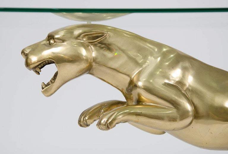 1970s Jaguar Coffee Table