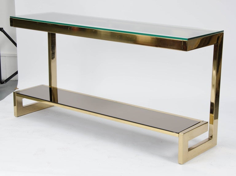 Neoclassical Console with Mirror