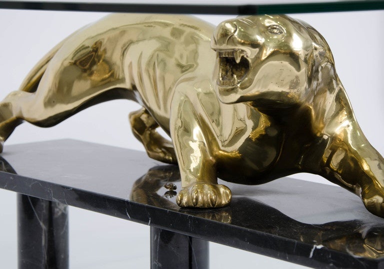 Mid-Century Modern Panther Coffee Table For Sale