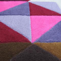 Geometric Triangles Rug