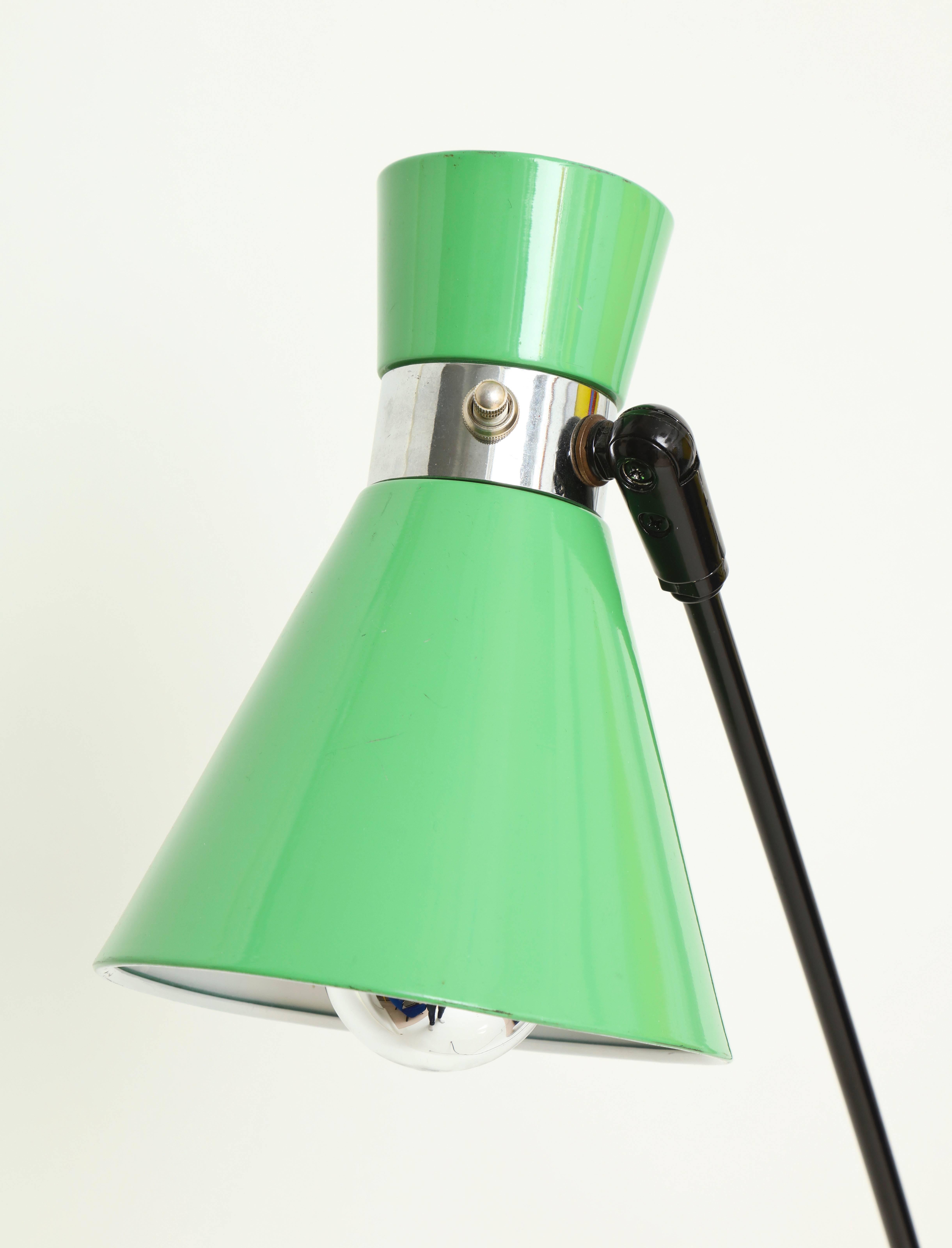 Modern Vintage Tripod Standing Floor Lamp For Sale