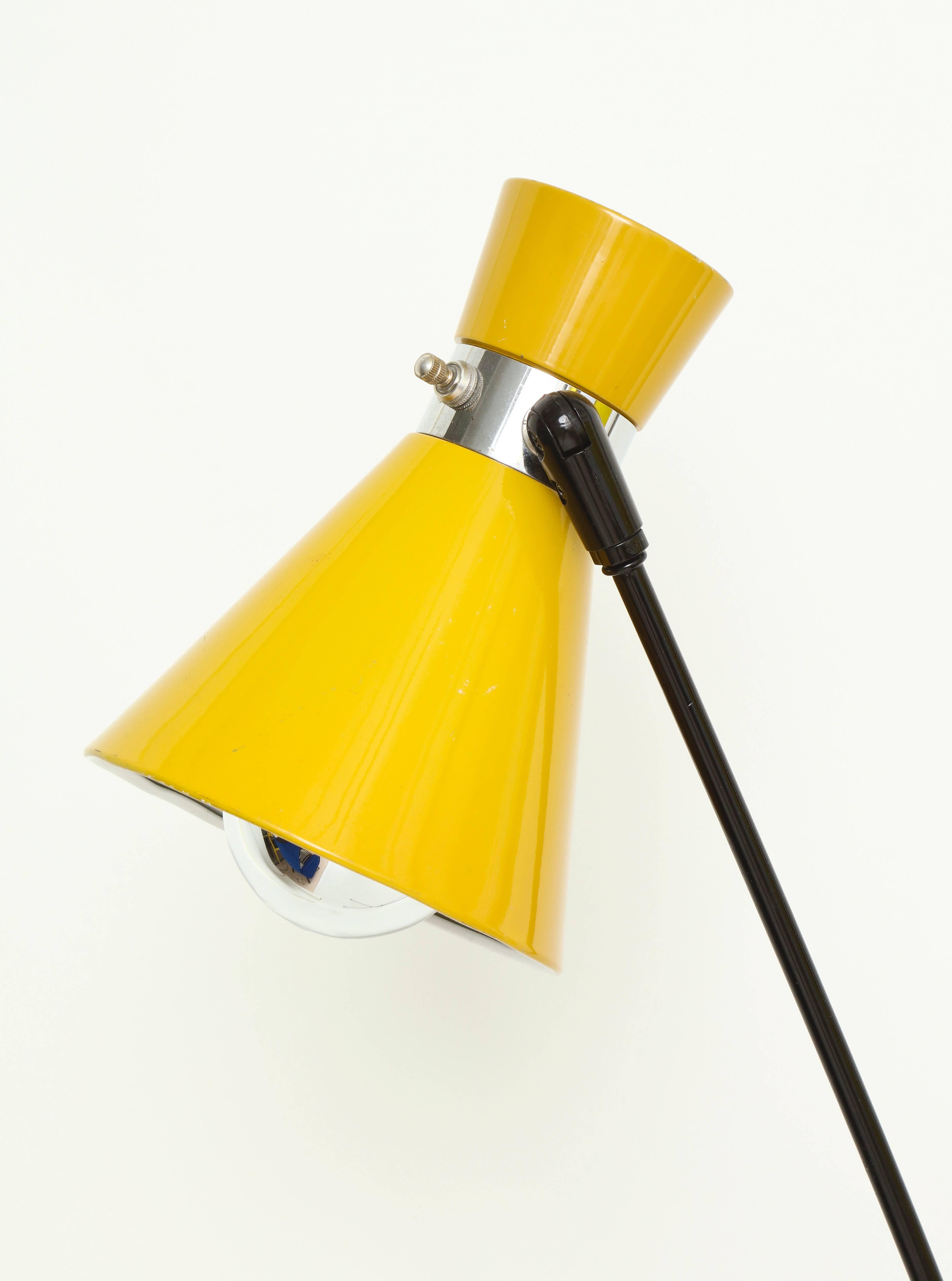 Modern Vintage Tripod Standing Floor Lamp For Sale