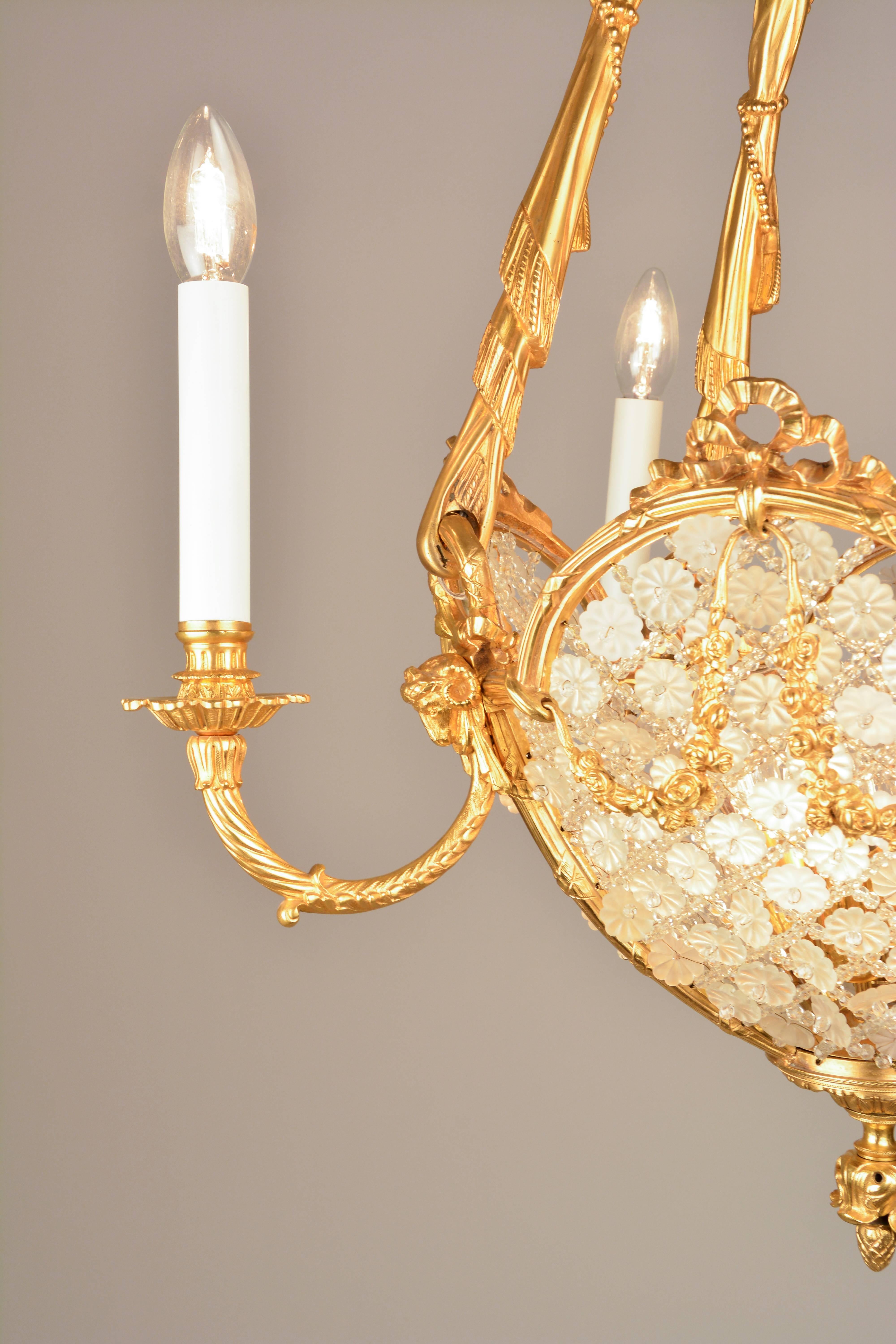 19th Century Romantic Fin De Siecle Pendant Lamp For Sale
