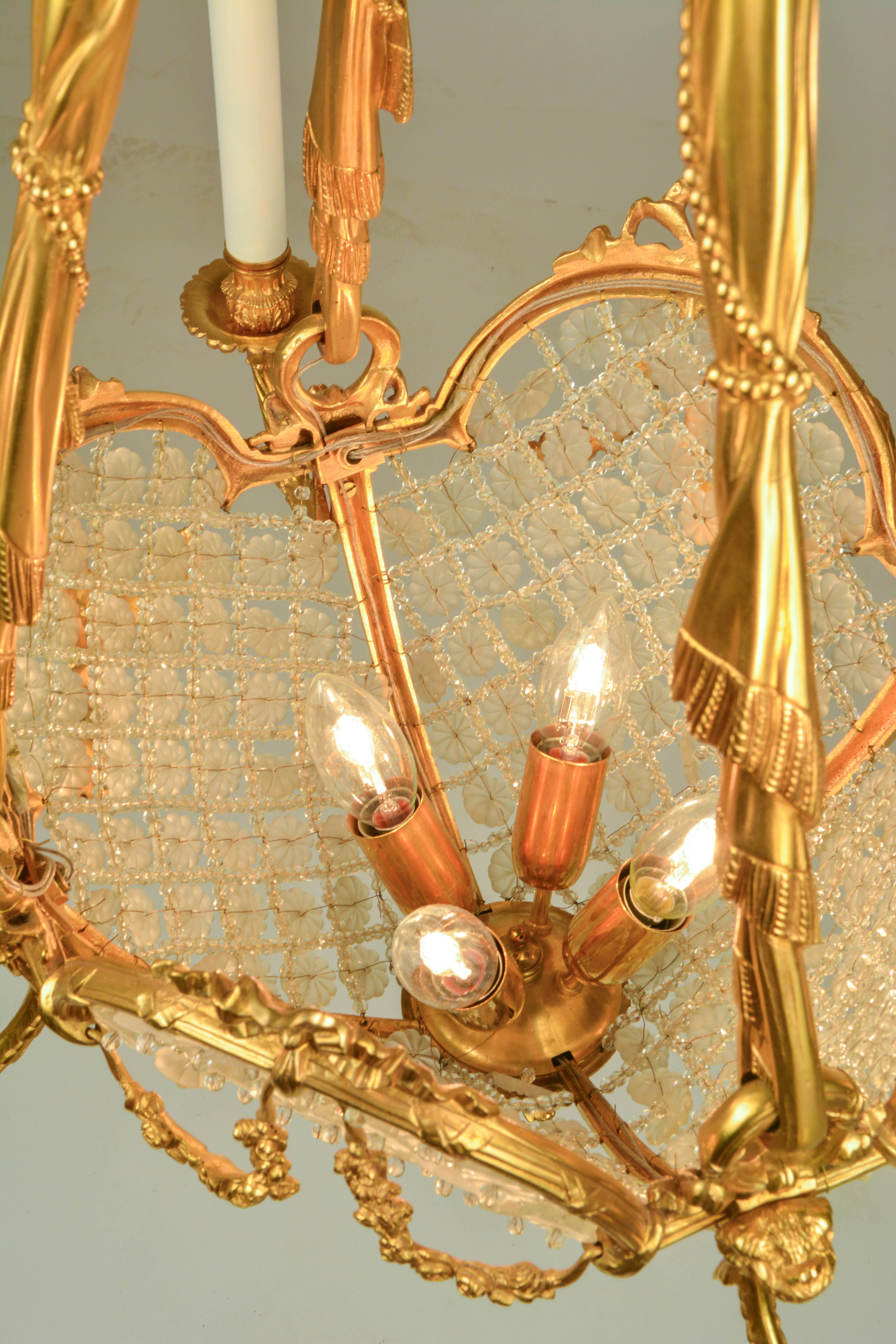 Romantic Fin De Siecle Pendant Lamp For Sale 2