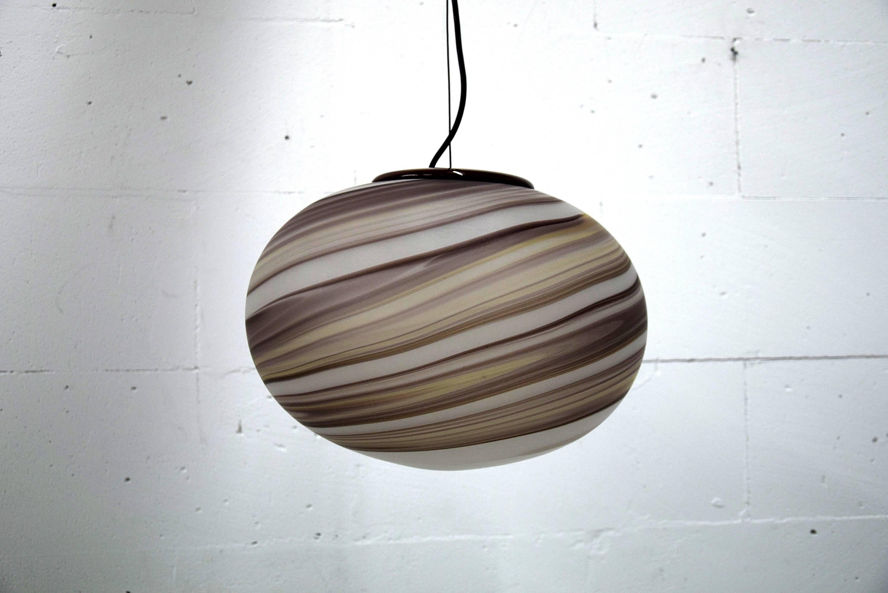 1970s Ceiling Lamp by VeArt, Venice, Italy In Good Condition For Sale In Weesp, NL