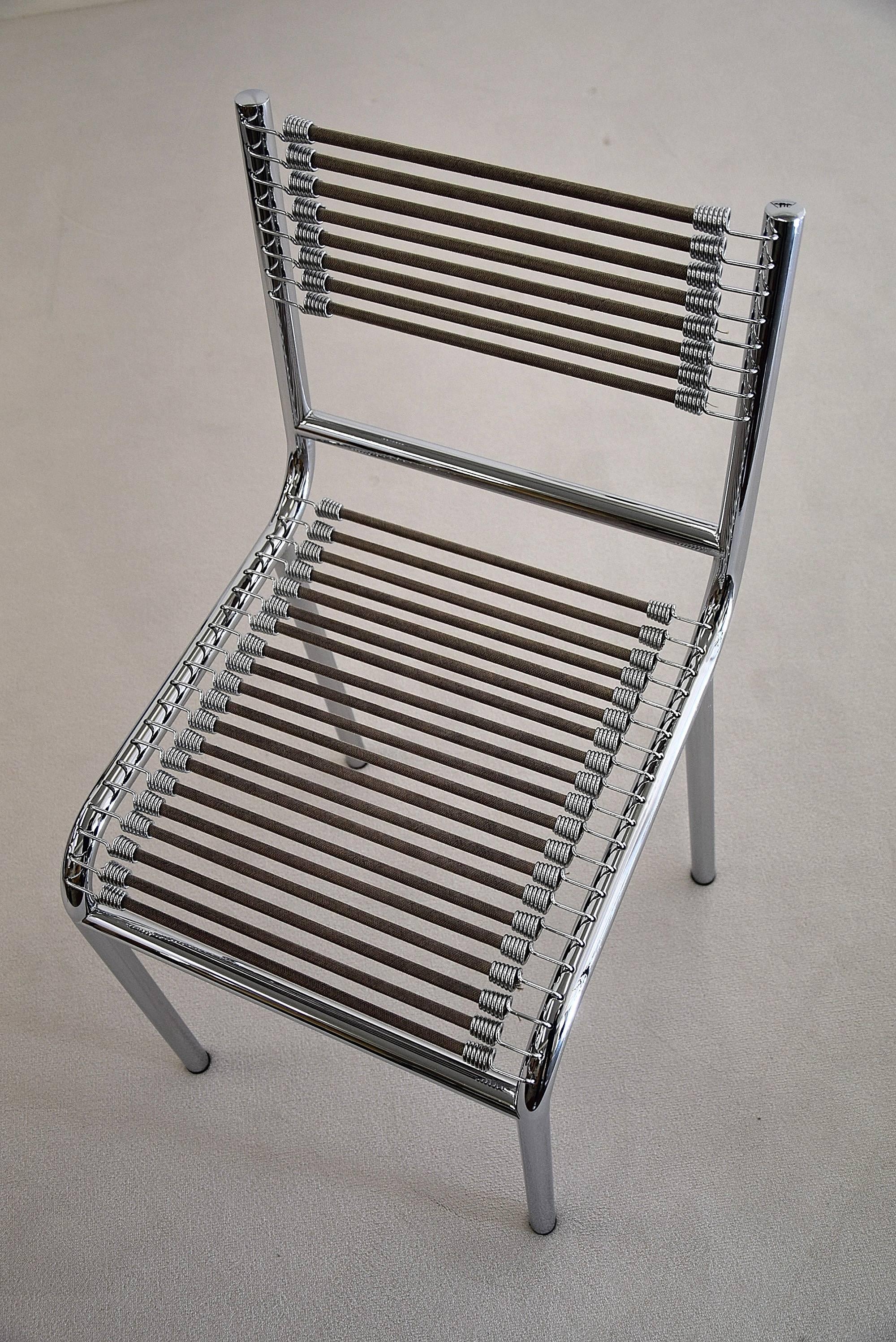 French 1970s René Herbst Sandows Chair