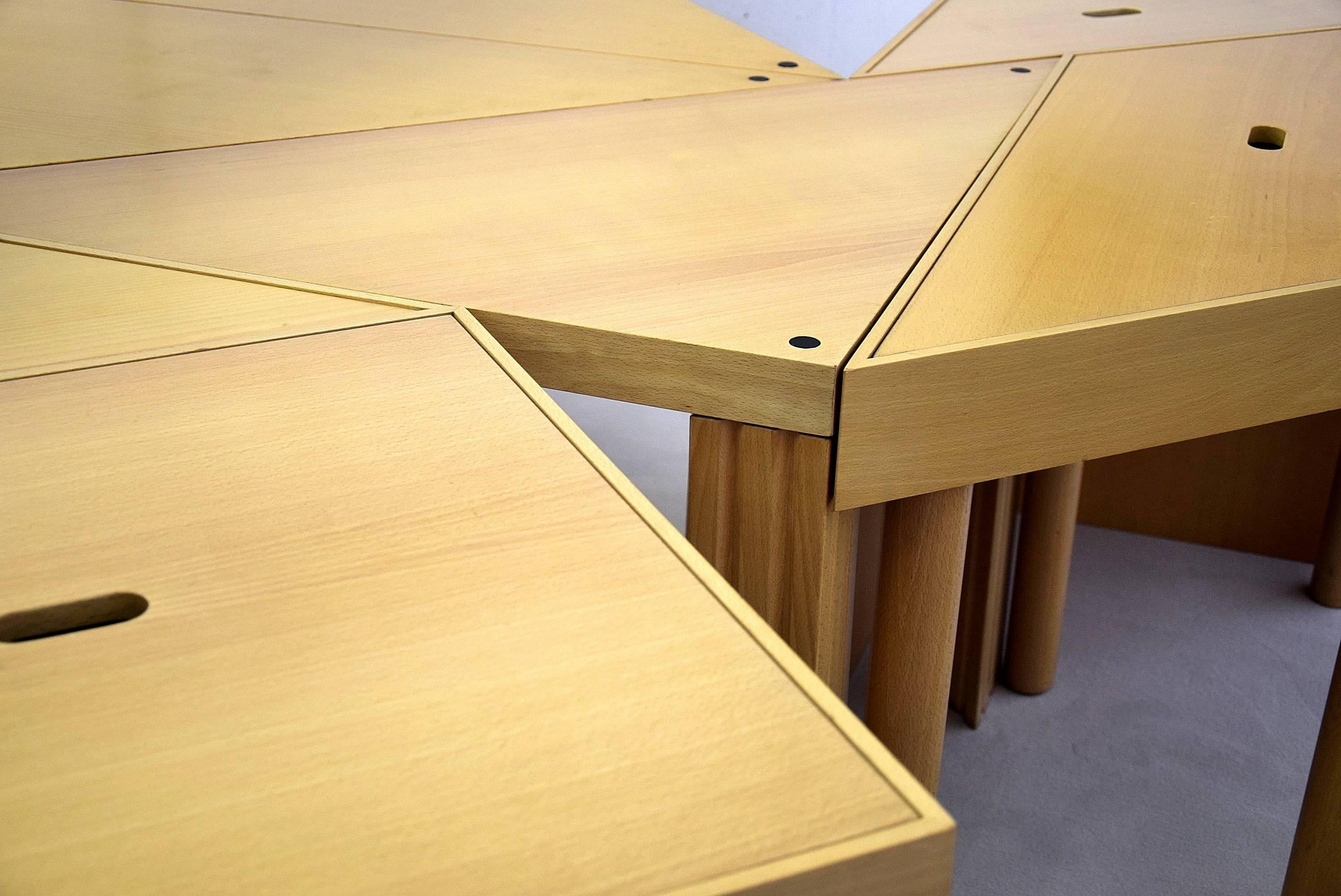 Late 20th Century Tangram Complete Set by Massimo Morozzi for Cassina