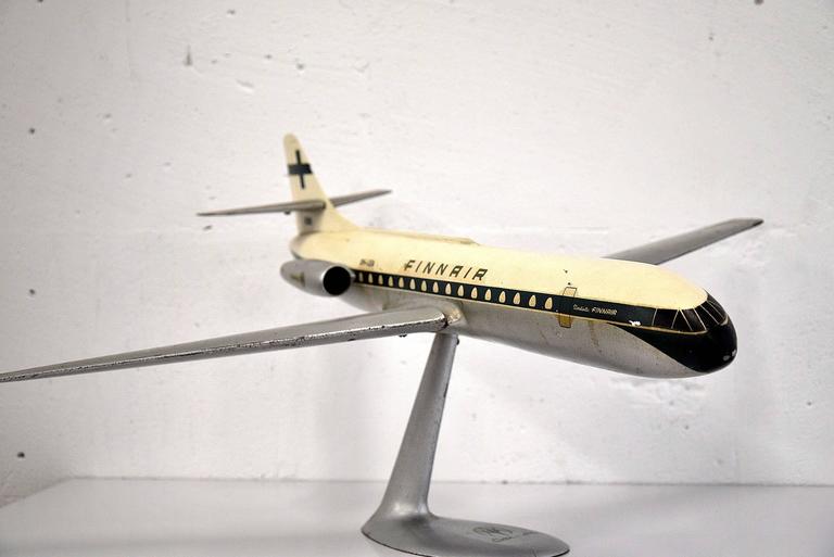 Caravelle Late 1950s Finnair Airplane Model For Sale 1