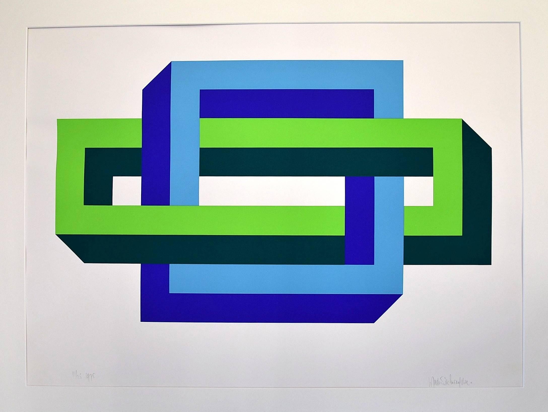 Ineinander verschlungene Nähte von Wladimir Zwaagstra, 1975 (Ende des 20. Jahrhunderts) im Angebot