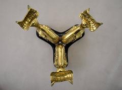 Stunning Italian Mid-Century Solid Brass Koi Coffee Table