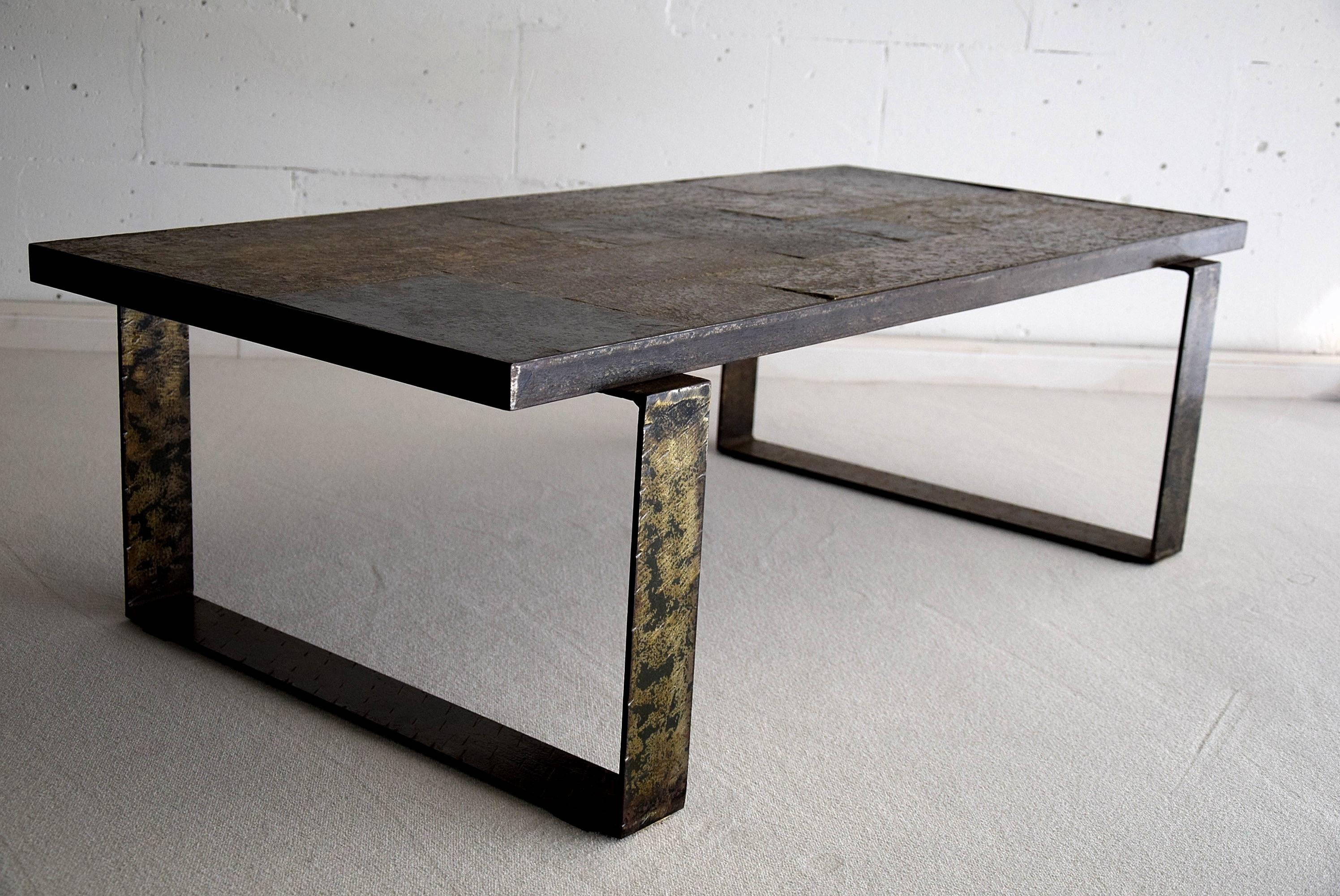Mid-Century Modern Paul Kingma Slate Stone Coffee Table 4