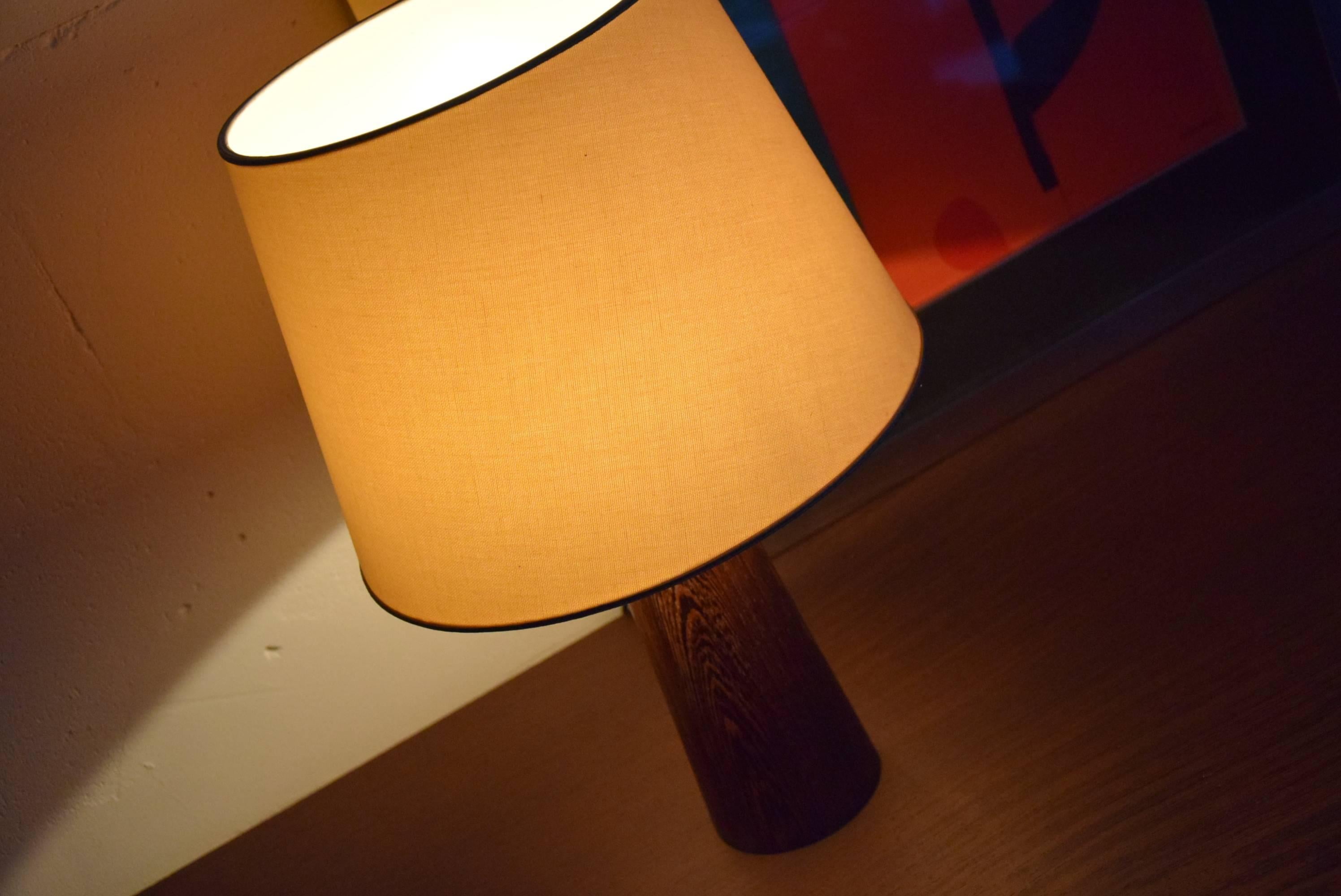 1960s Danish Wenge Table Lamp 2