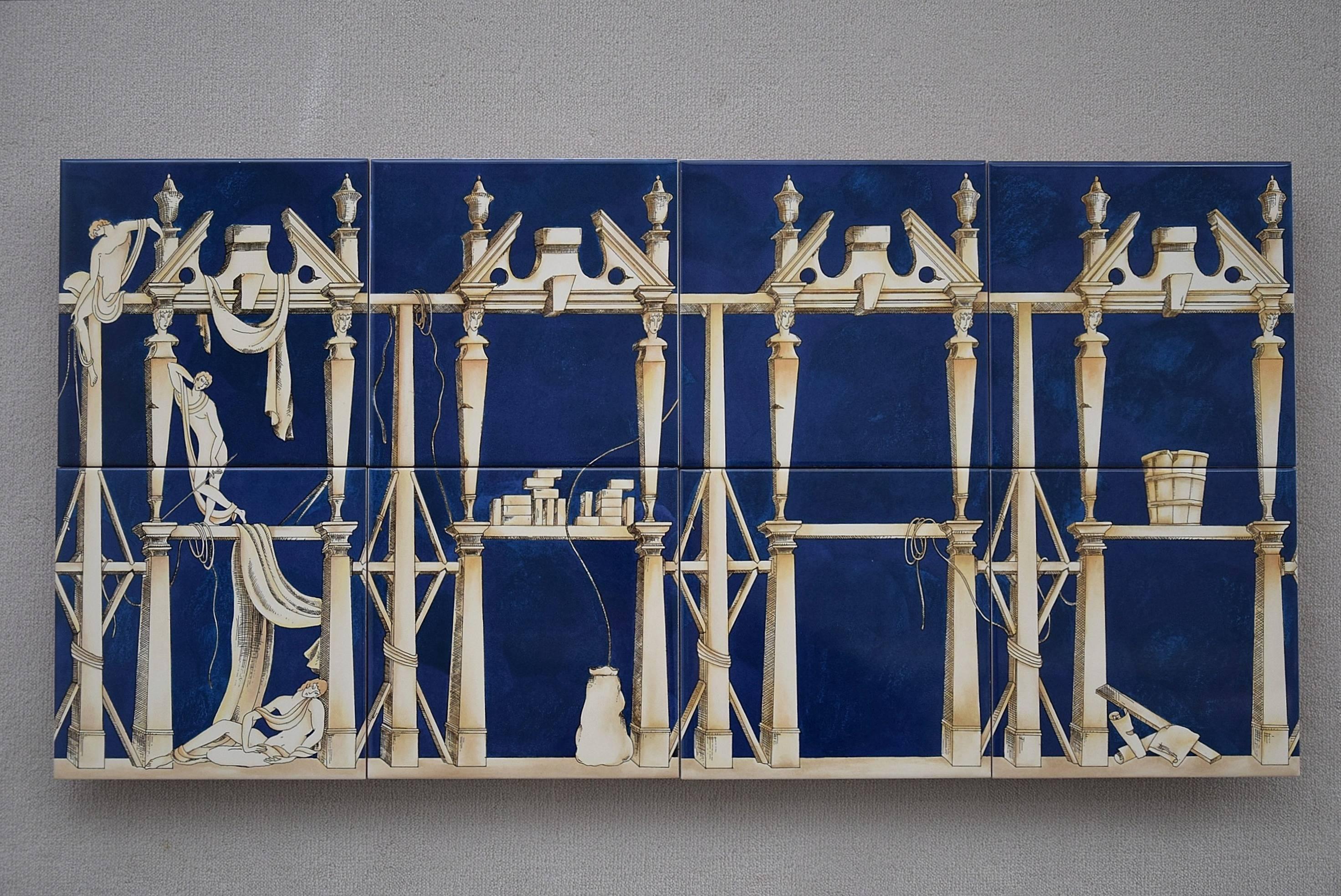 La Casa Degli Efebi Ceramic Tiles Designed by Gio Ponti 4