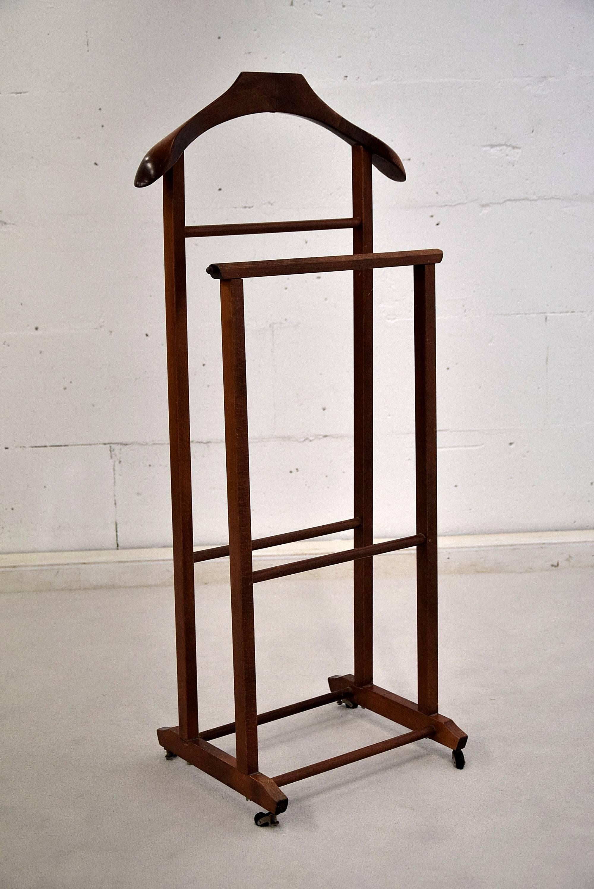 Modernist Valet Stand by Fratelli Reguitti, 1960s In Good Condition In Weesp, NL
