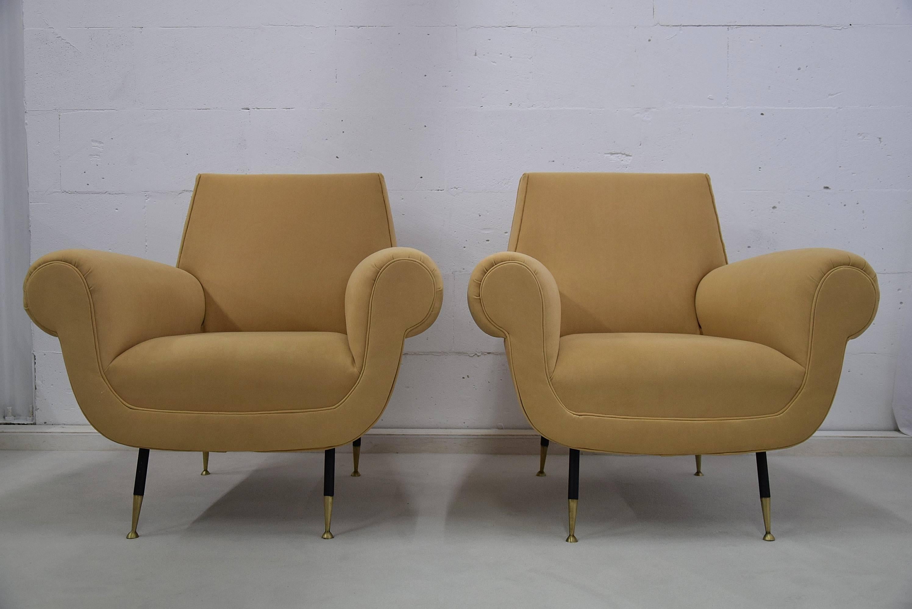 Gigi Radice mid century modern lounge chairs 1