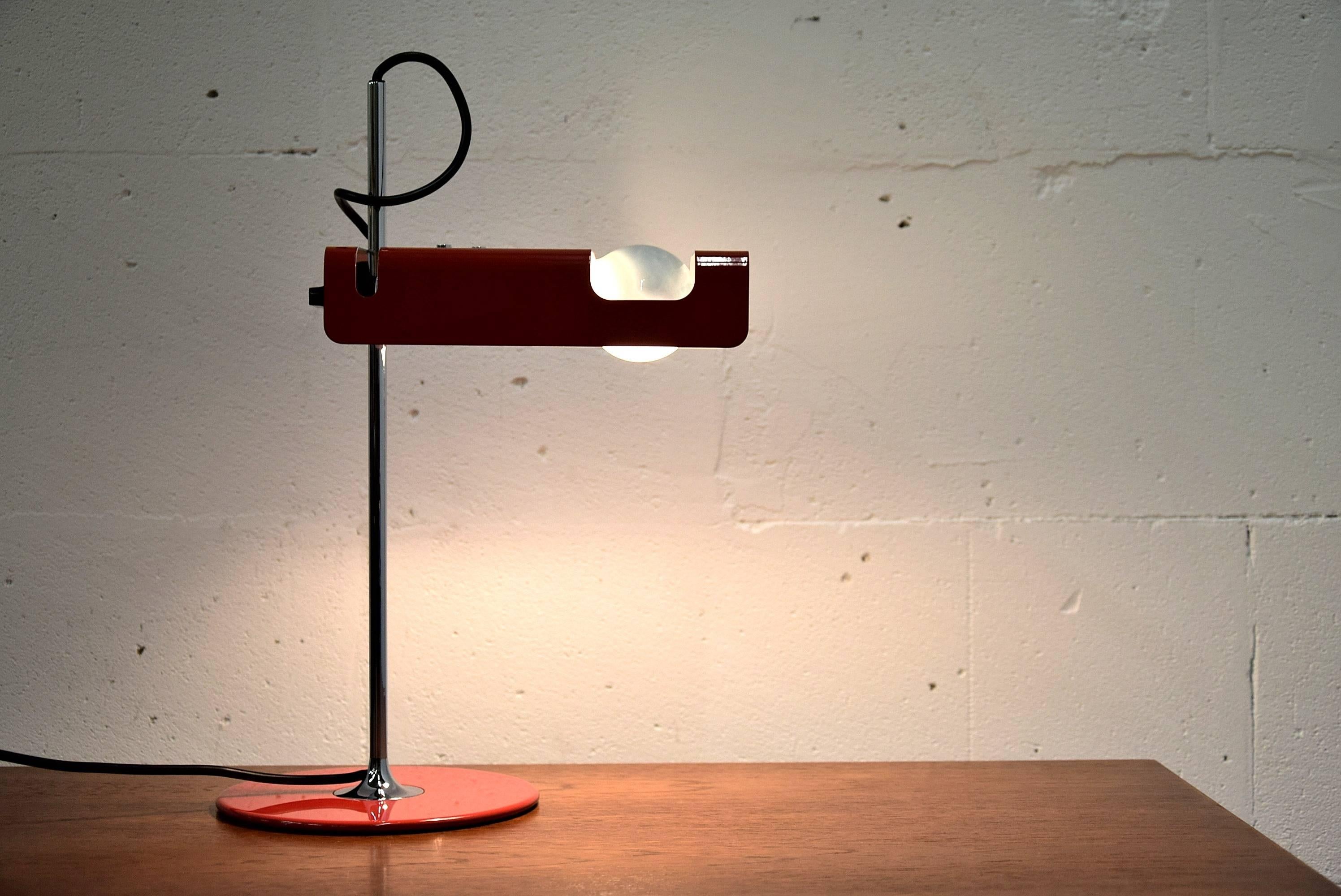 Italian Mid century Modern O-Luce Spider Table Lamp by Joe Colombo