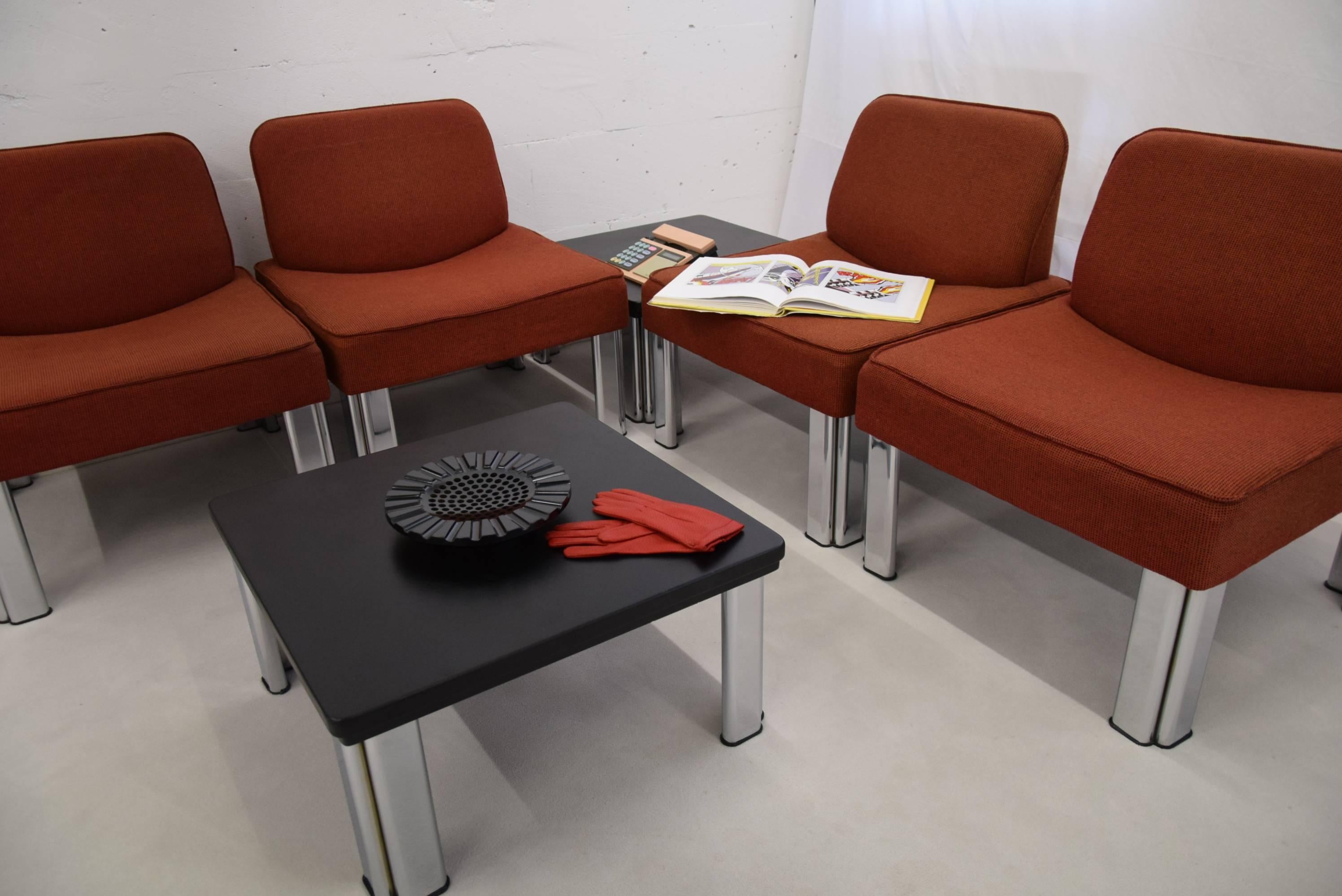 Upholstery Mid-Century Modern Reception Ensemble by Evertaut