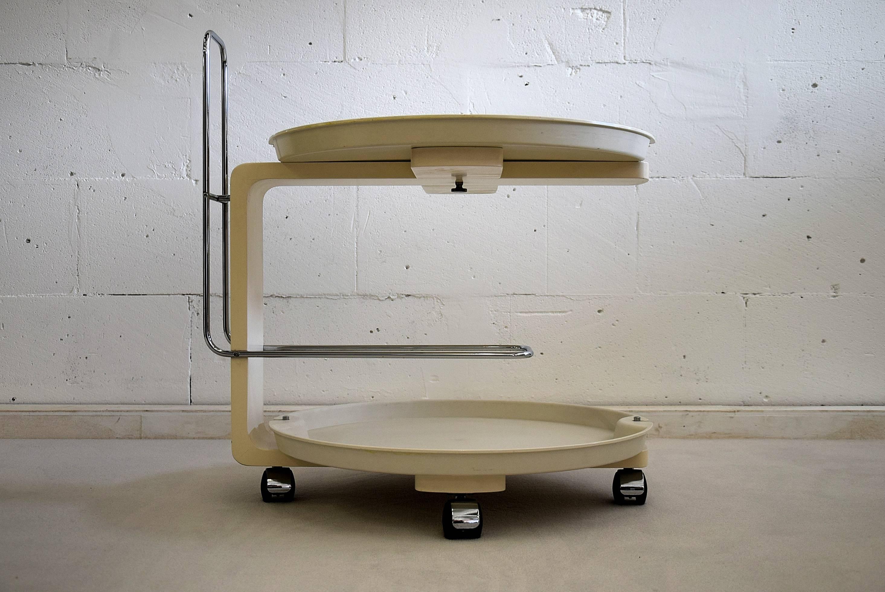 Rosenthal Service Trolley by Waldemar Rothe In Good Condition For Sale In Weesp, NL