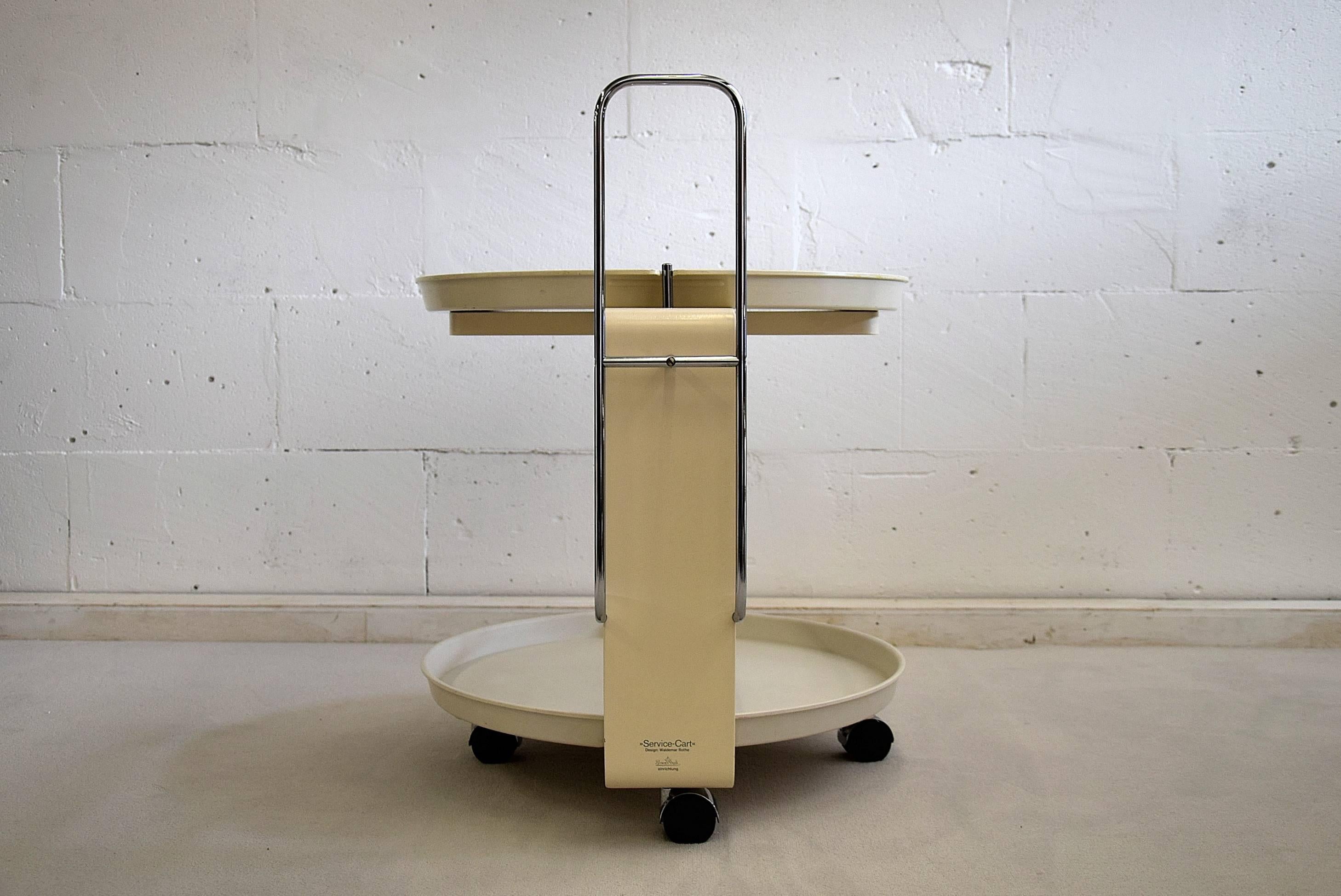 Mid-Century Modern Rosenthal Service Trolley by Waldemar Rothe For Sale