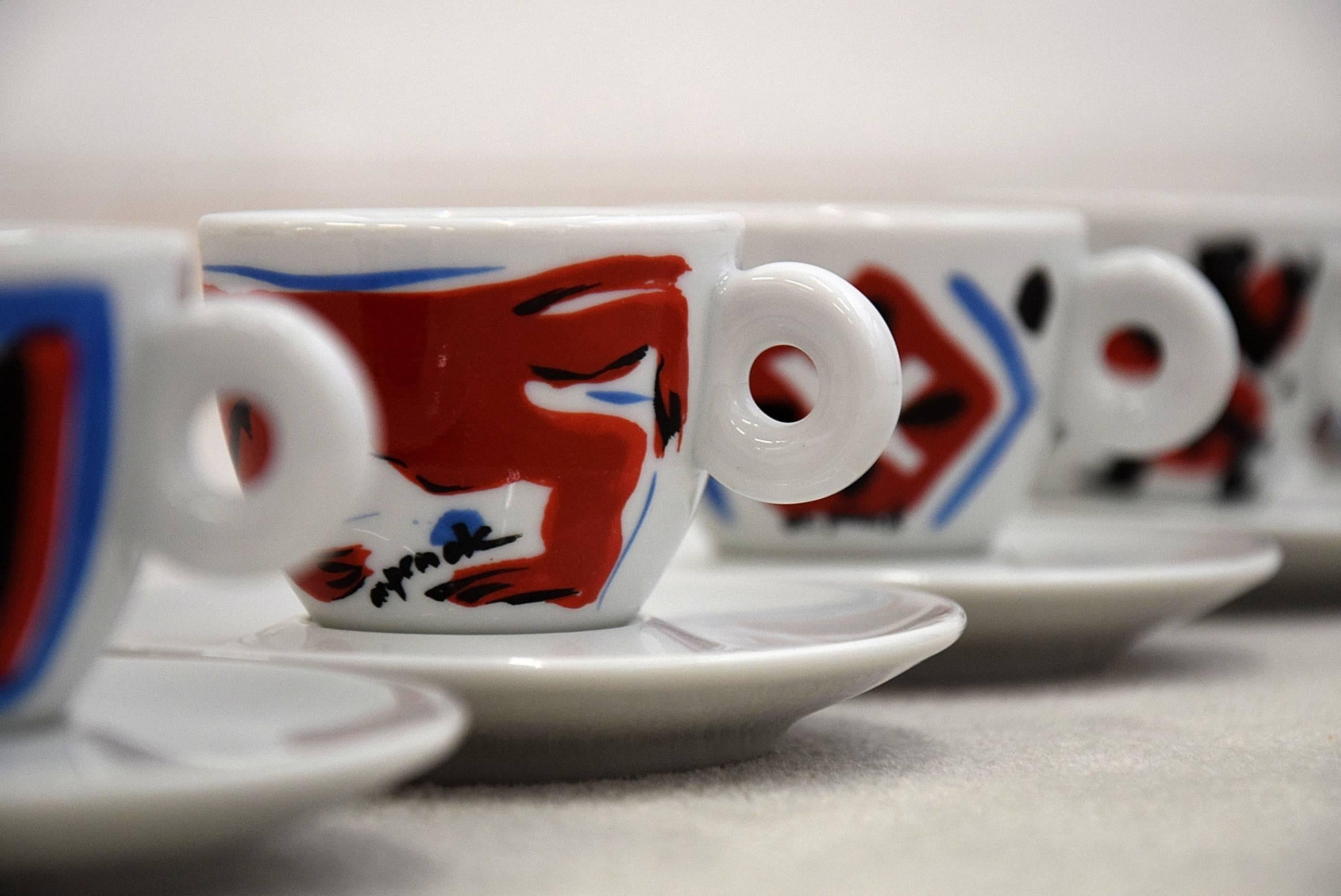 Italian 1997 Espresso Cups by A.R. Penk For Sale