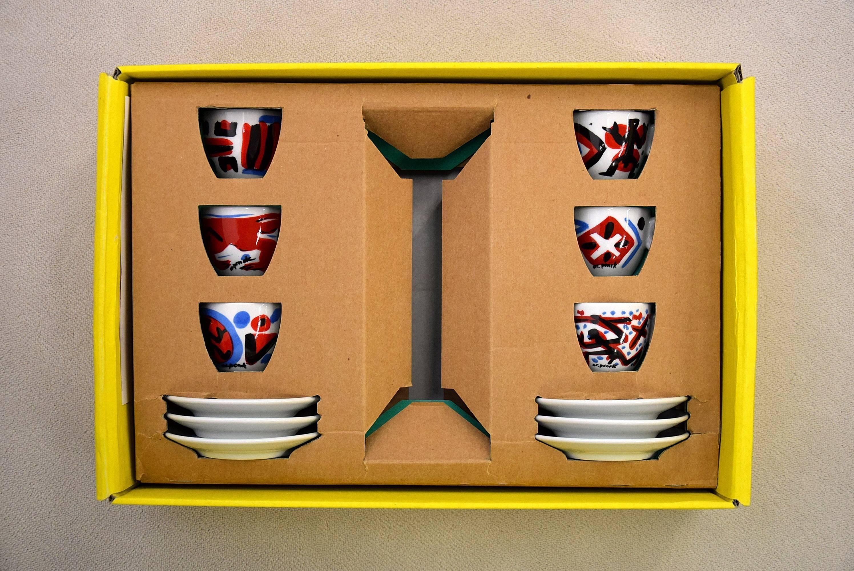 1997 Tazas de café expreso de A.R. Penk Italiano en venta