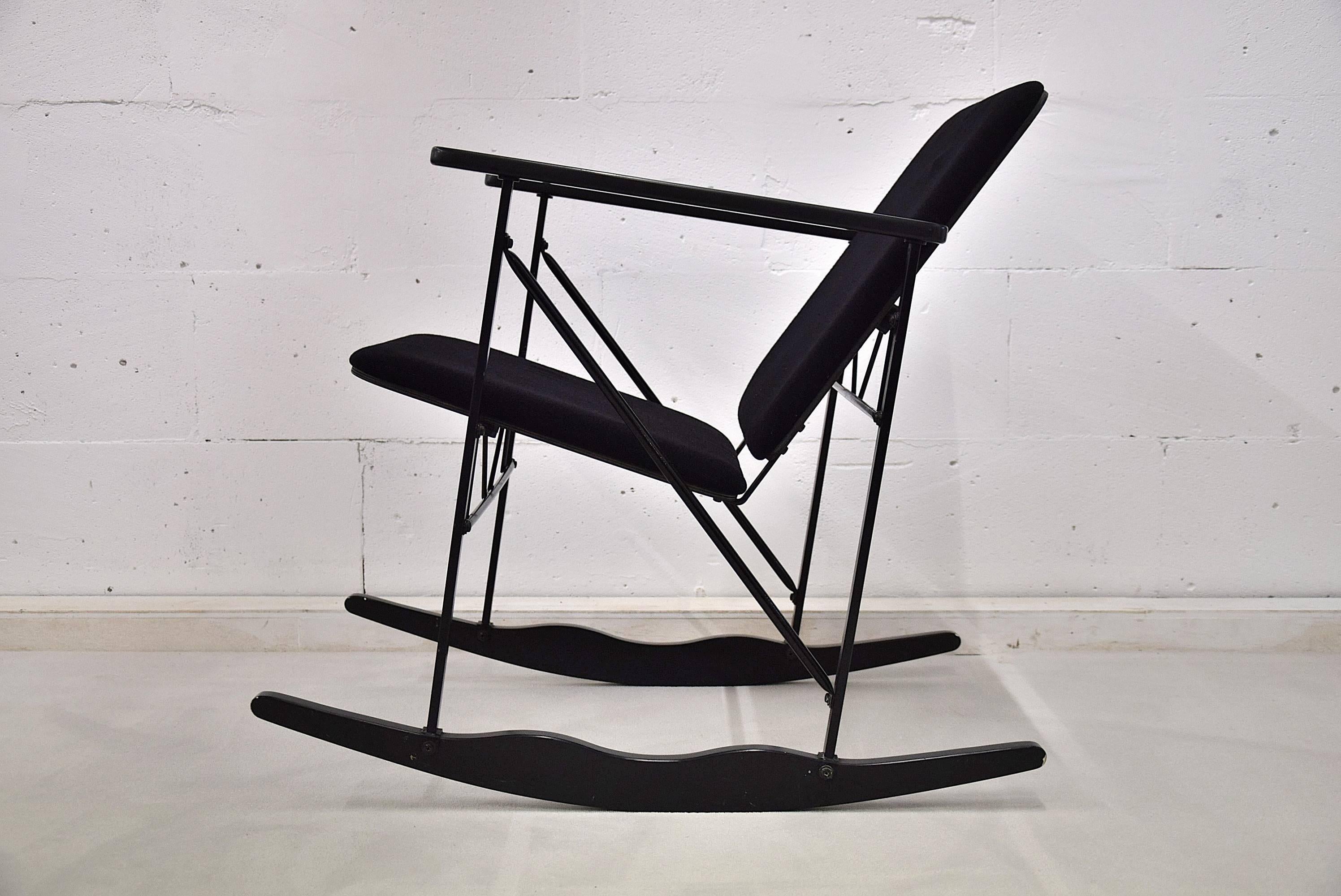 Experiment Rocking Chair by Yrjö Kukkapuro for Avarte Mid Century Modern en vente 4