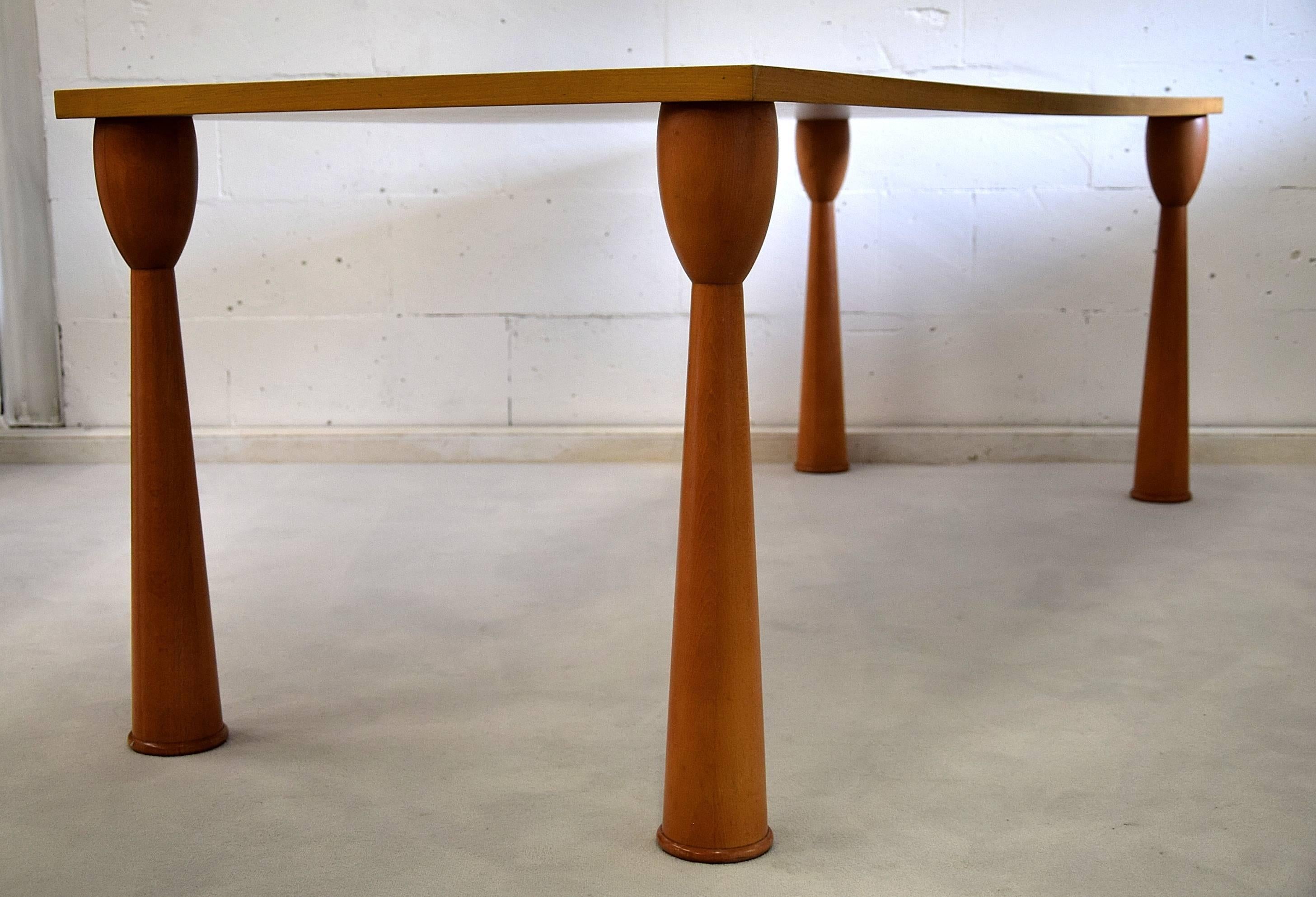 Mid-Century Modern Ettore Sottsass Dining Table Filicudi, 1994