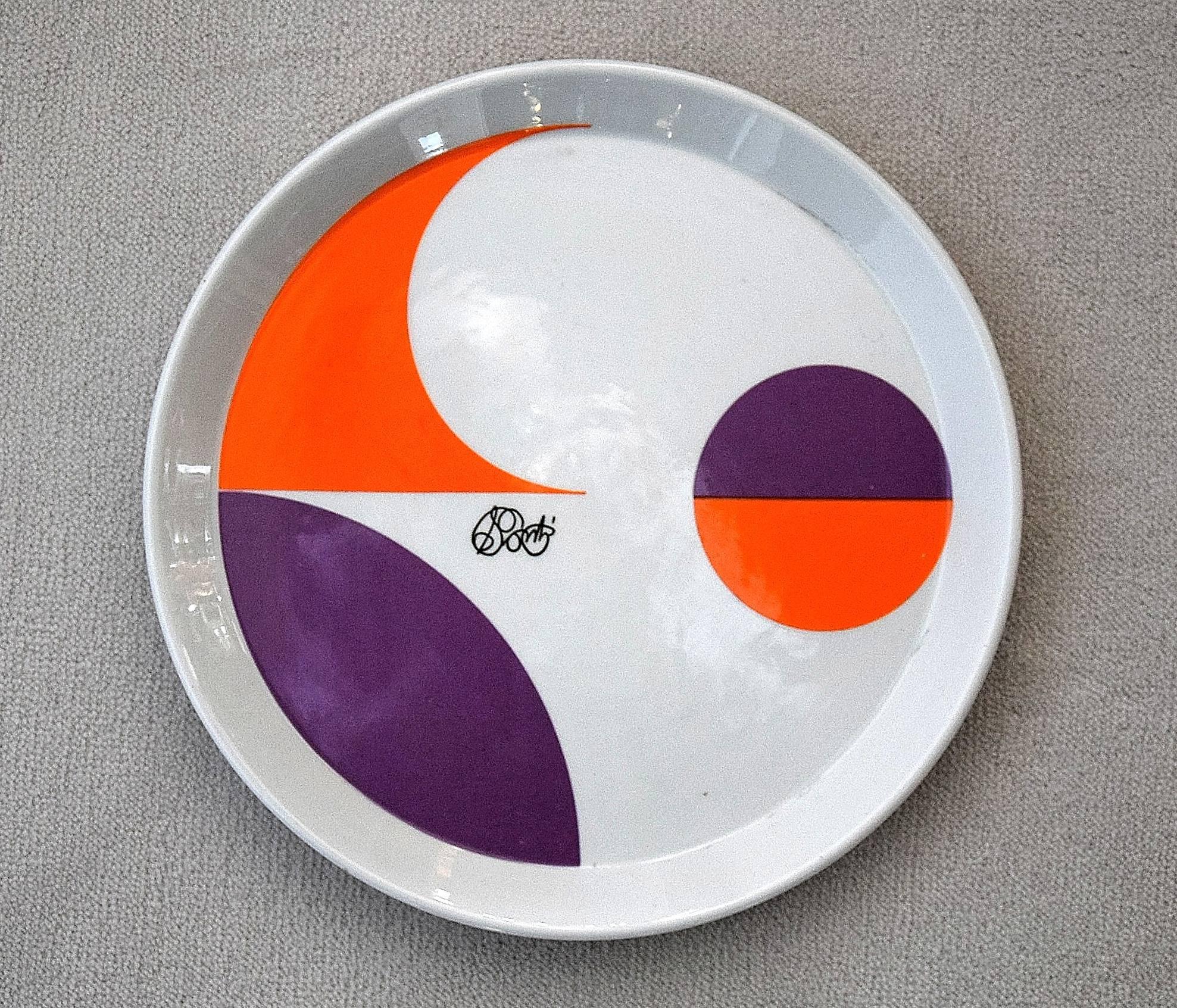 Italian Gio Ponti for Ceramica Franco Pozzi