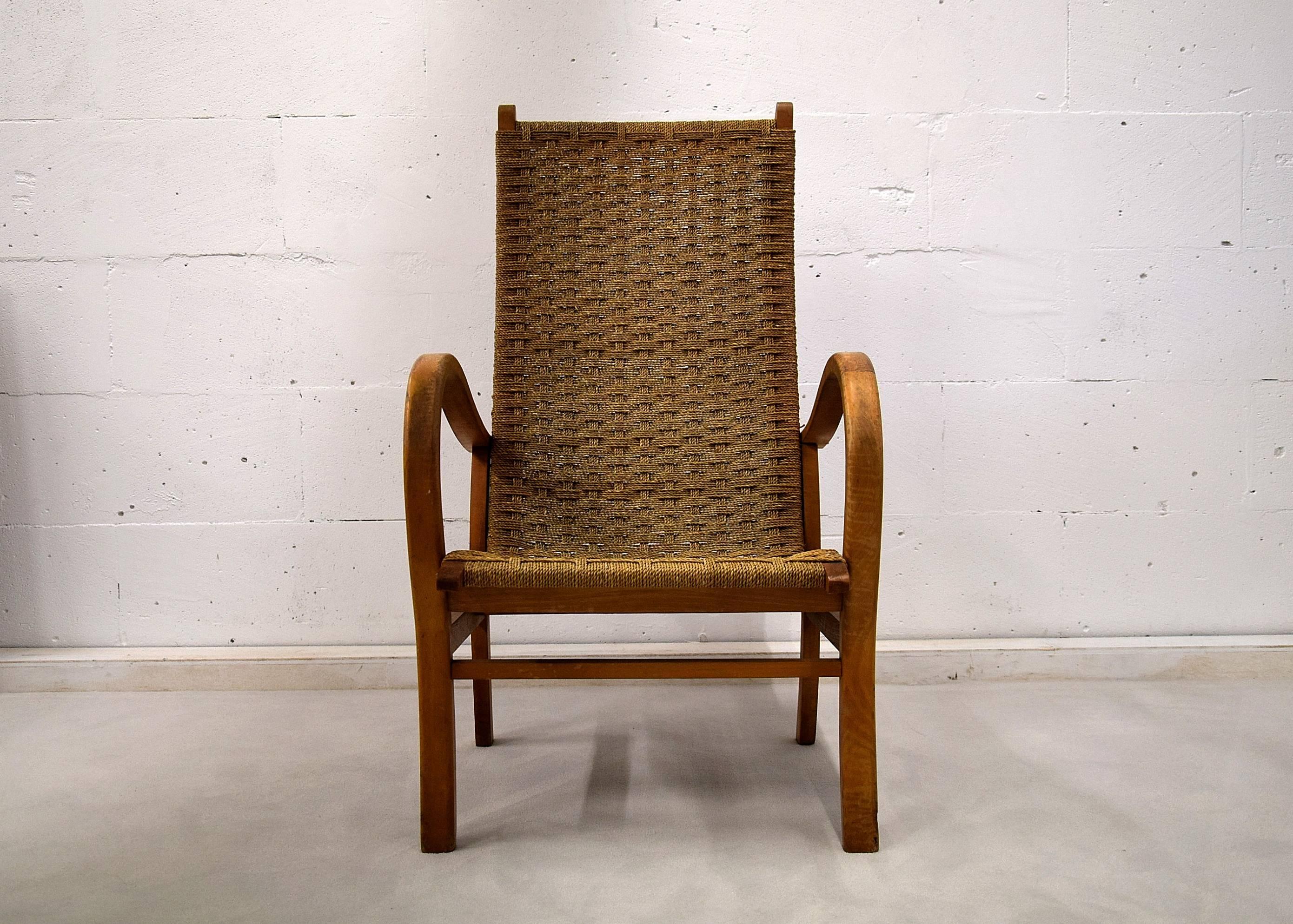 Rope Erich Dieckmann Bauhaus Lounge Chair