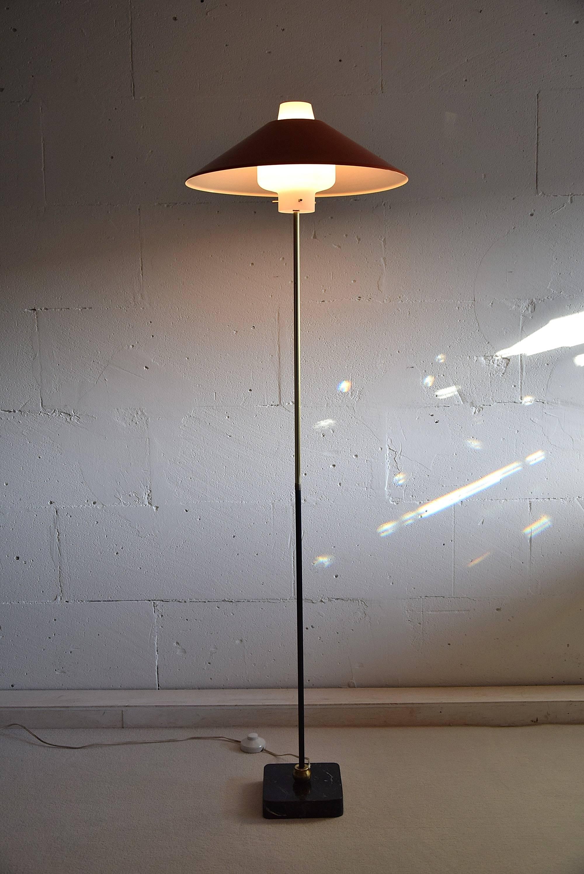 Stilux Mid Century Modern Floor Lamp In Good Condition In Weesp, NL