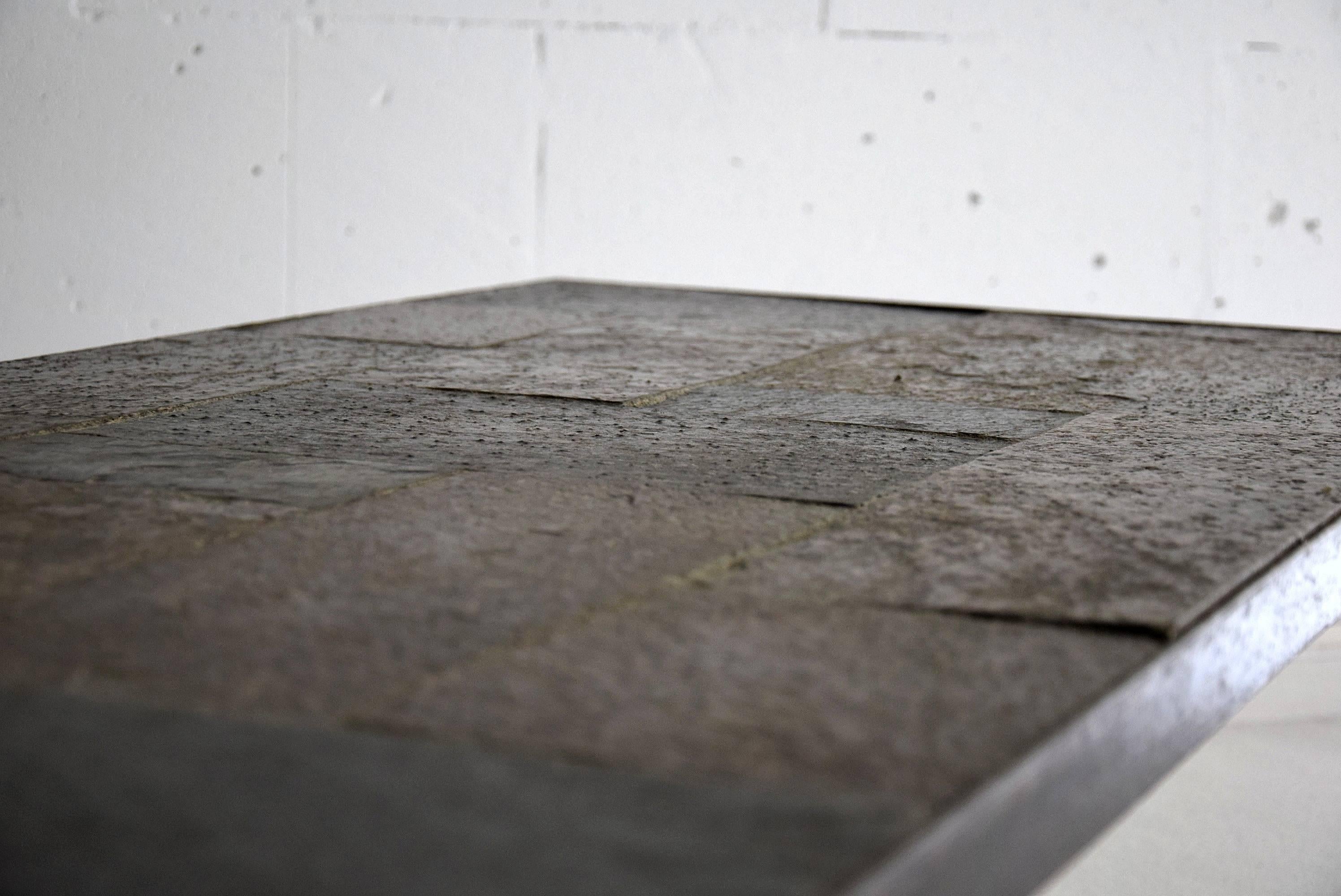 Concrete Brutalist 1960s Coffee Table by Paul Kingma