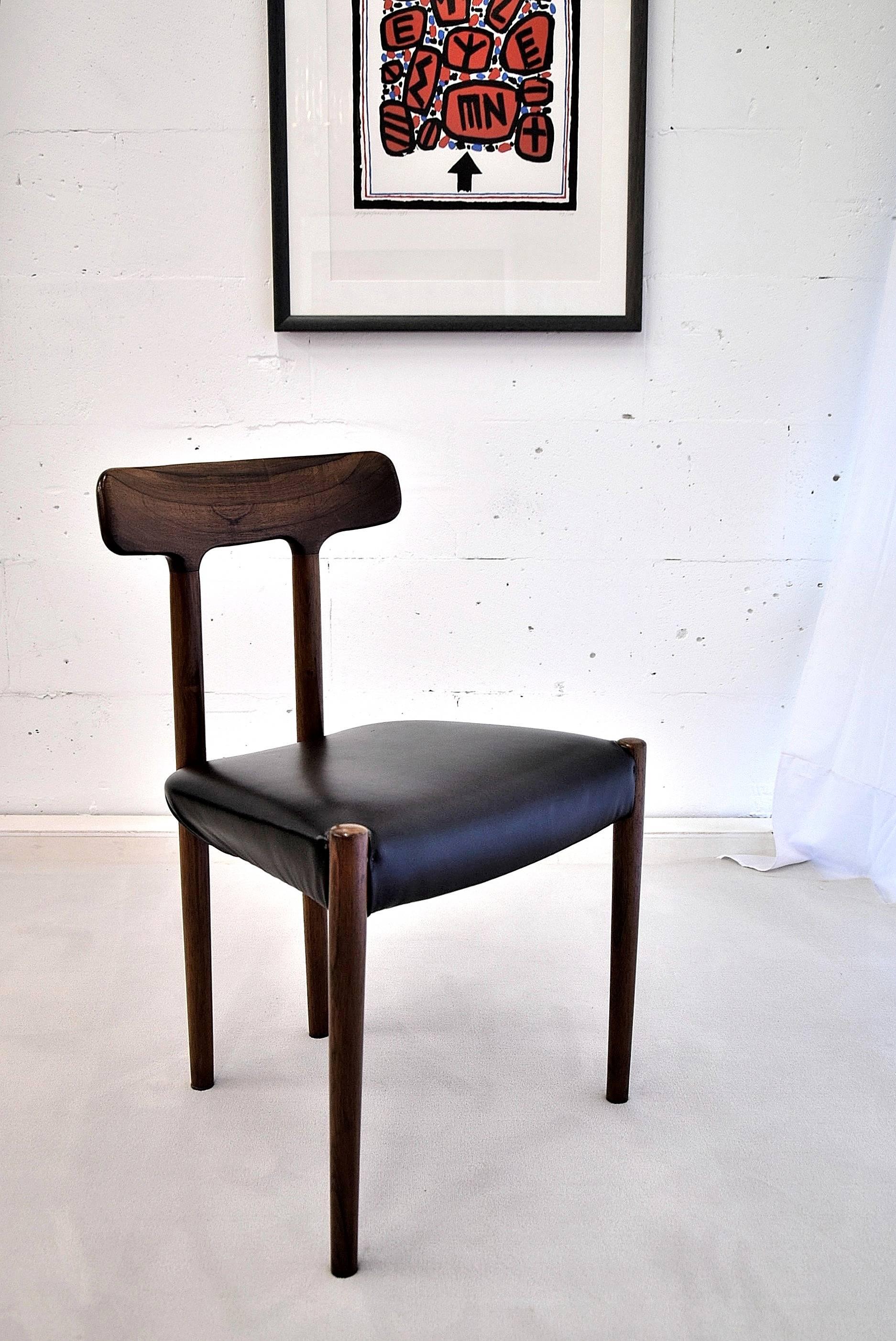 20th Century Rosewood T Chair 1
